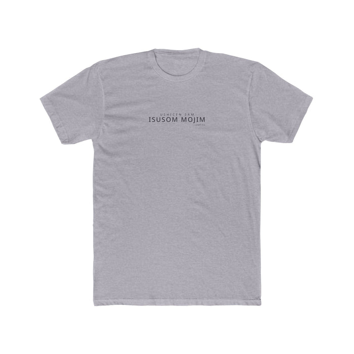 I Glory in My Jesus shirt in Croatian on Heather Grey: “Ushićen sam Isusom mojim”, 2 Nefi 33:6