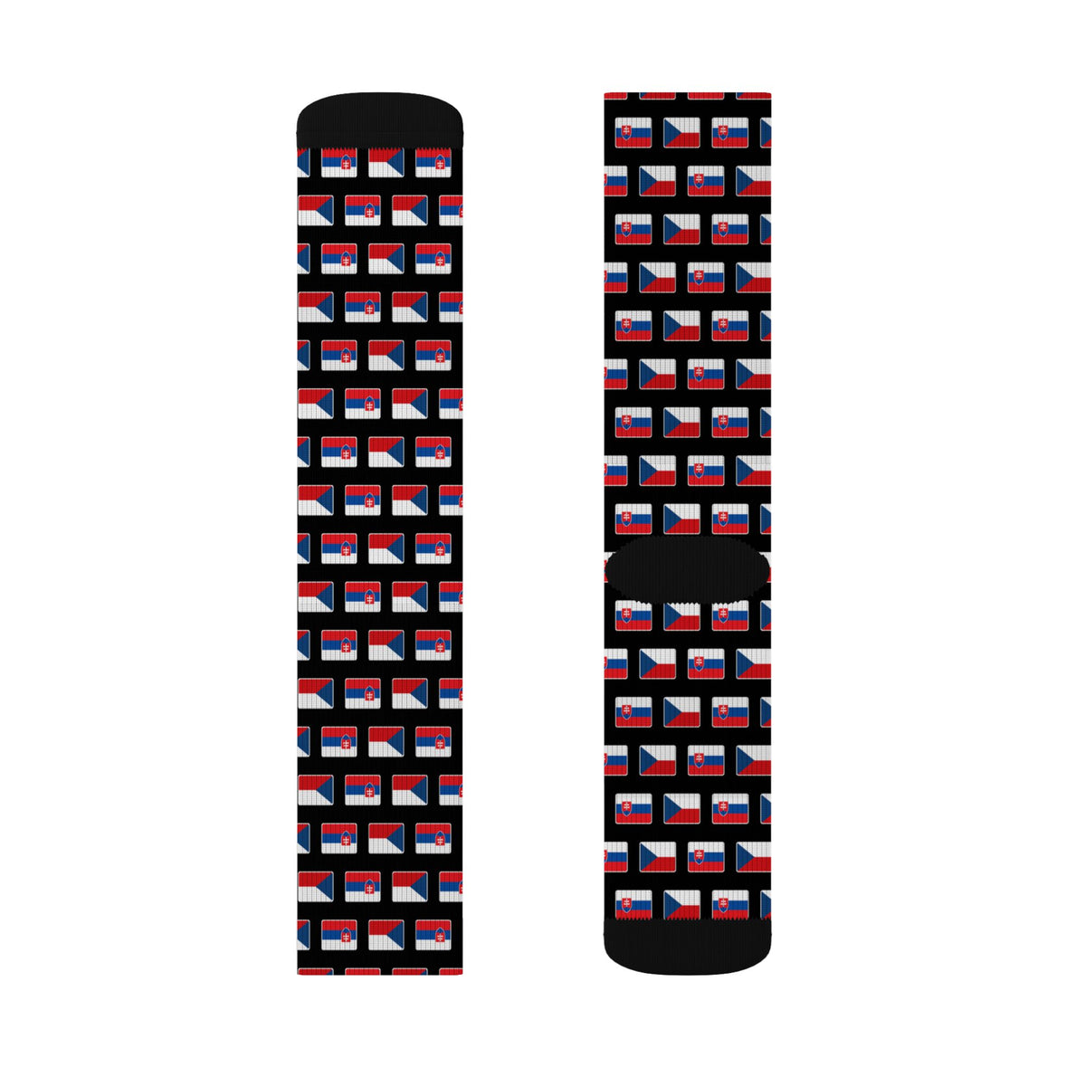 Czech/Slovak Mission Flag Socks