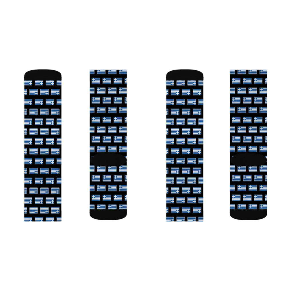 Greece Mission Flag Socks