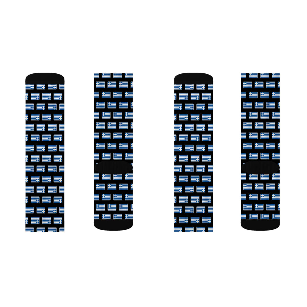 Greece Mission Flag Socks