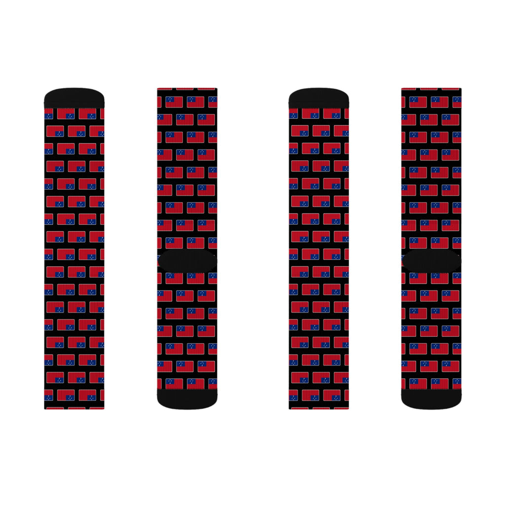 Samoa Mission Flag Socks