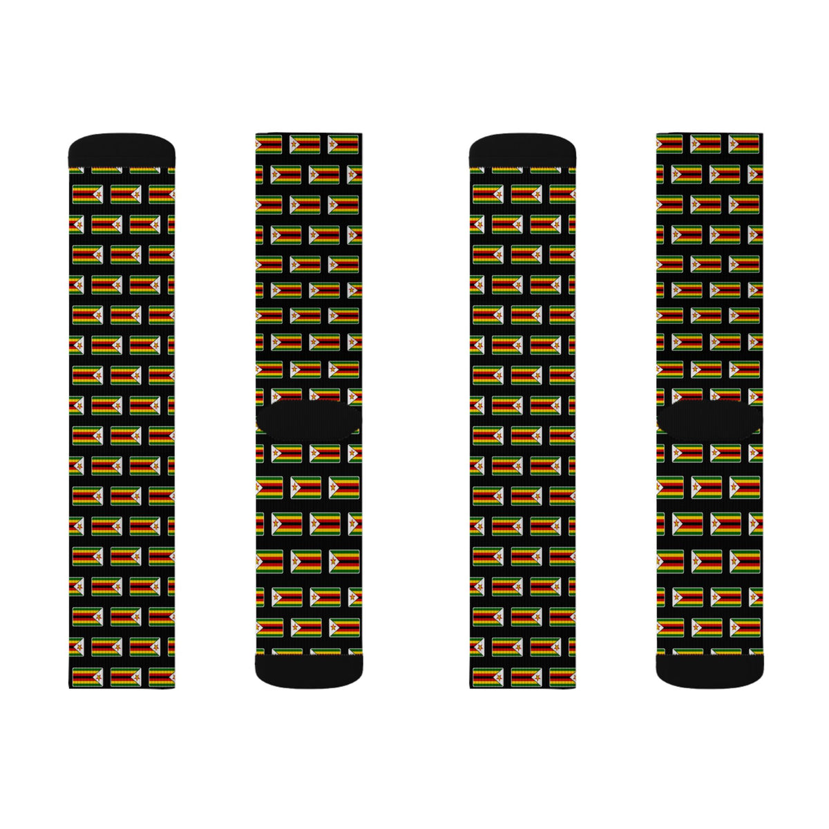 Zimbabwe Mission Flag Socks