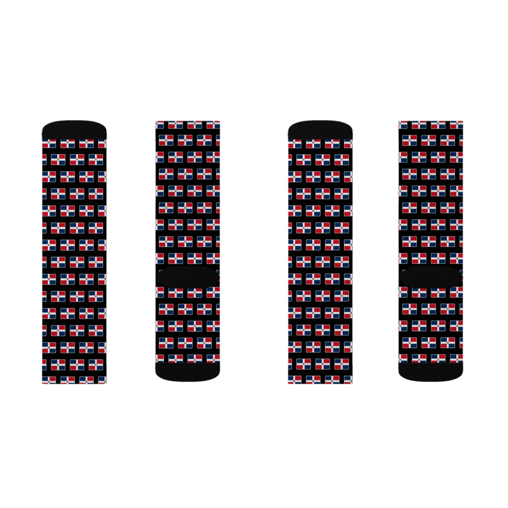 Dominican Republic Mission Flag Socks