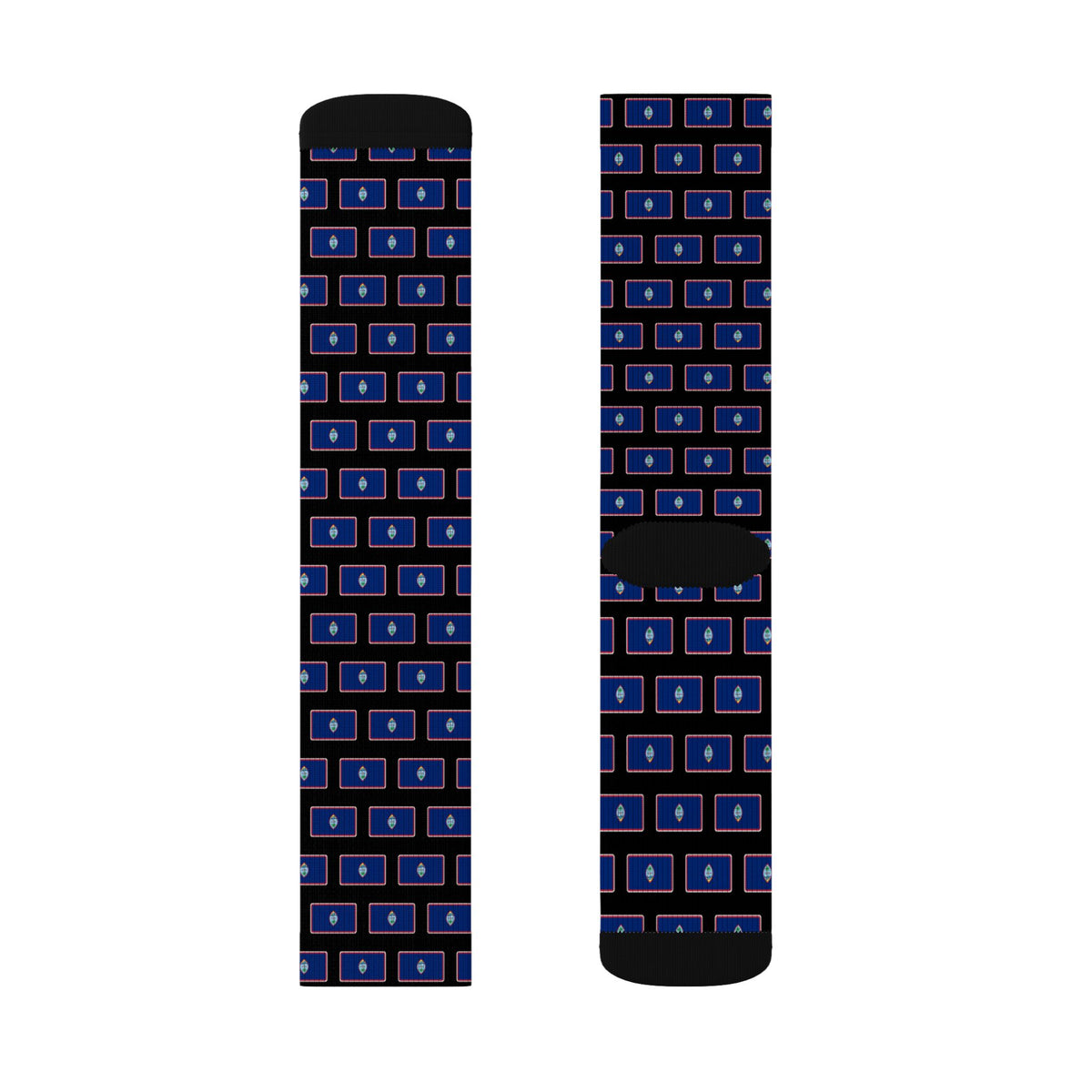 Guam Mission Flag Socks