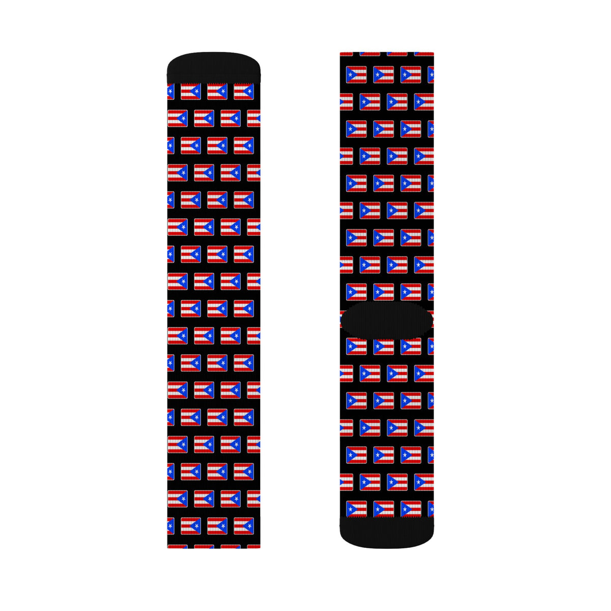 Puerto Rico Mission Flag Socks