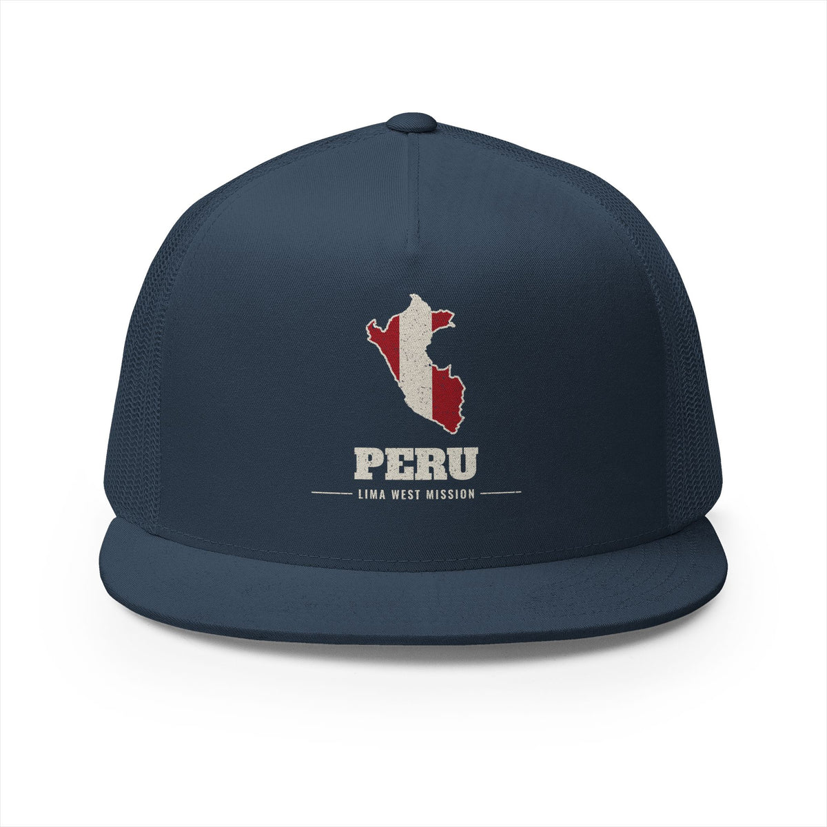 Peru Lima West Mission Flag Map Trucker Hat