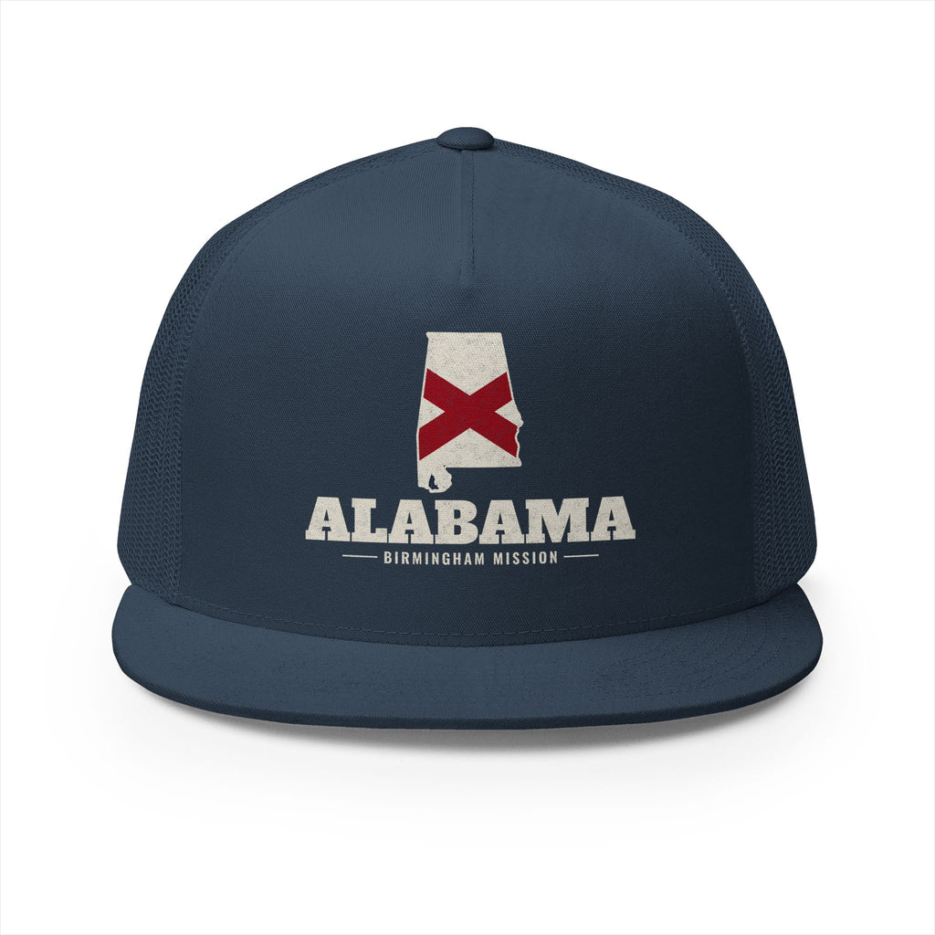 Alabama Birmingham Mission Flag Map Trucker Hat