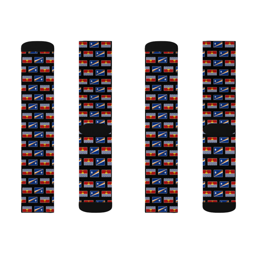 Marshall Islands/Kiribati Mission Flag Socks