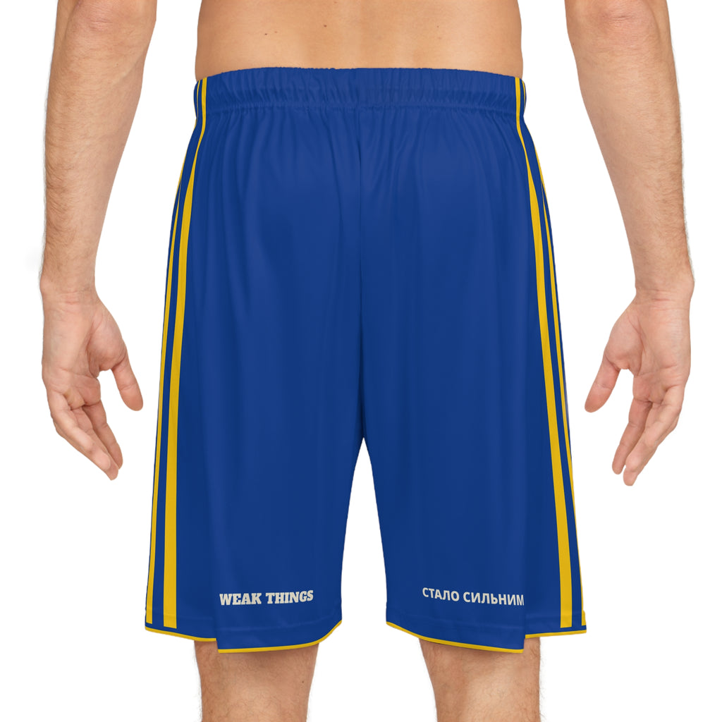 Ukraine Kyiv/Moldova Mission Basketball Shorts, worn, back view