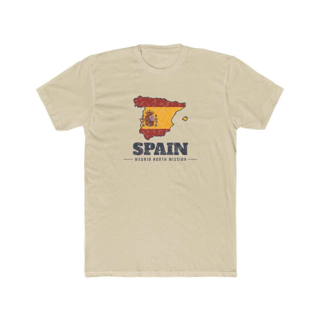 Spain Madrid North Mission Flag Map Shirt