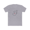 Guatemala Coban/Belize Mission Heart Map shirt in Heather Grey: Guatemala outline with a red heart, front view