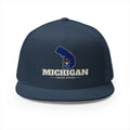 Michigan Lansing Mission Flag Map Trucker Hat