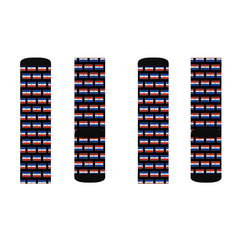 Paraguay Mission Flag Socks