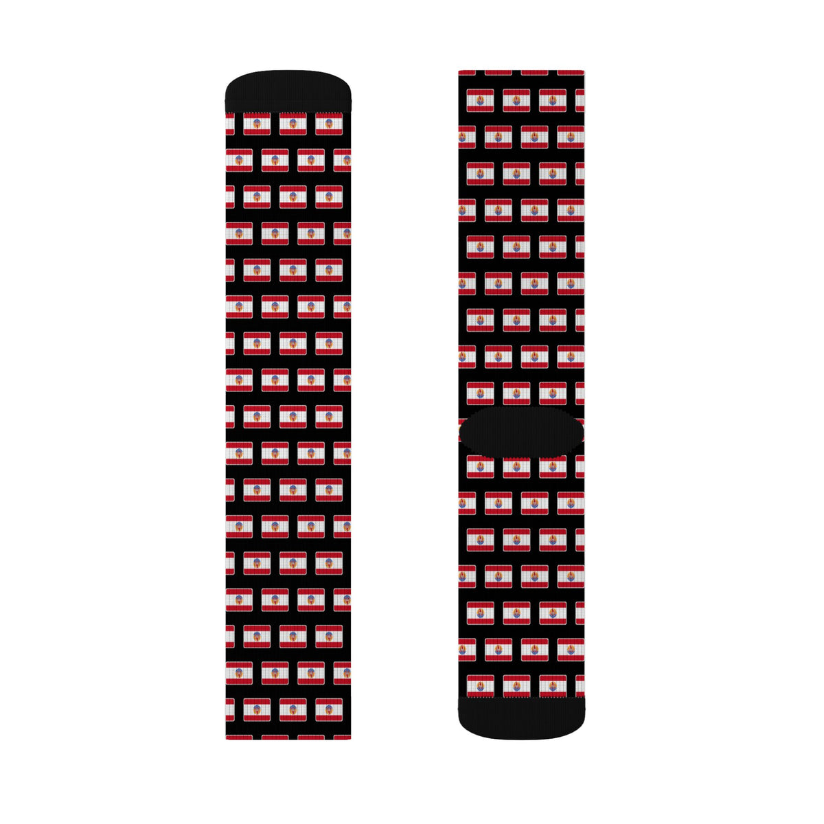 Tahiti Mission Flag Socks