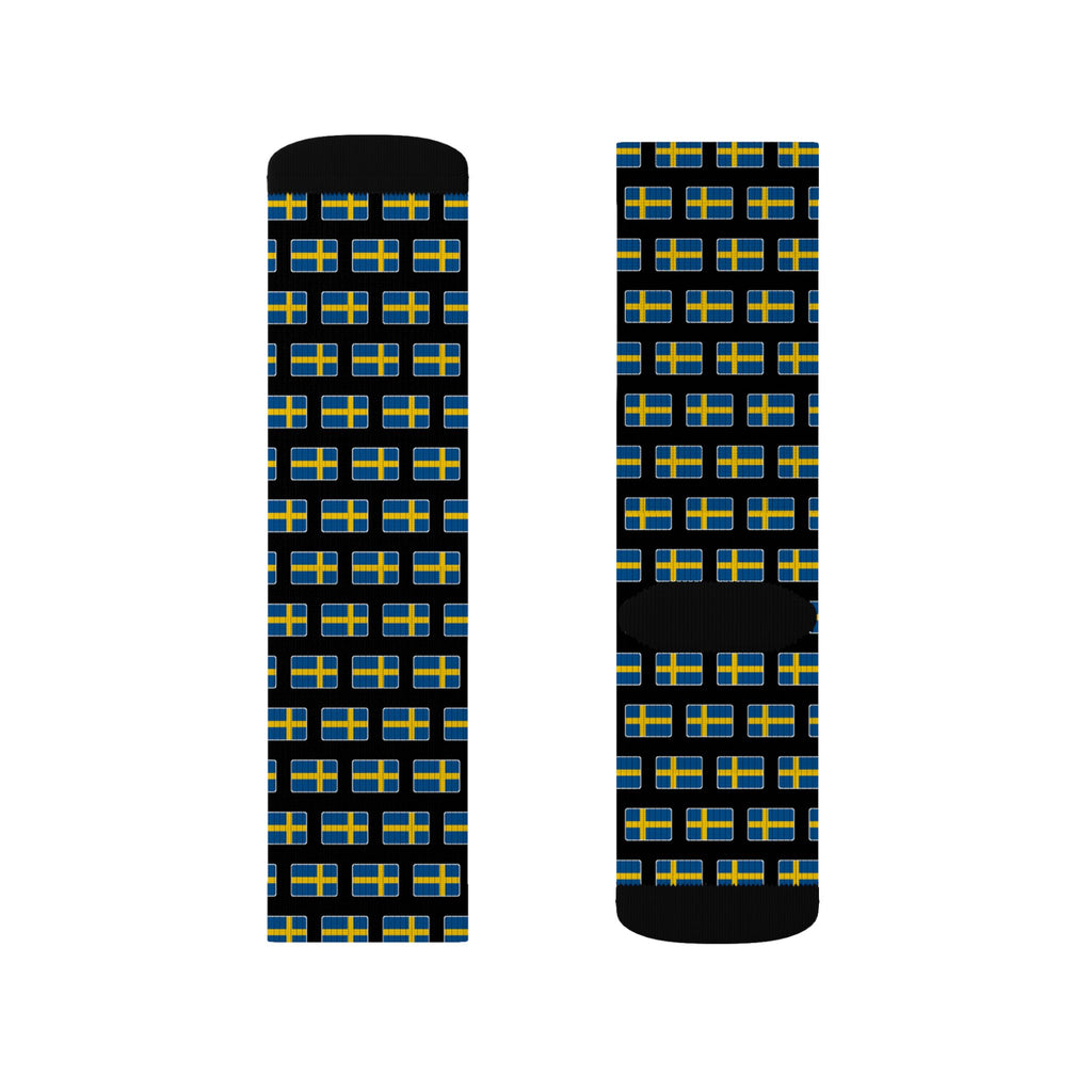 Sweden Mission Flag Socks