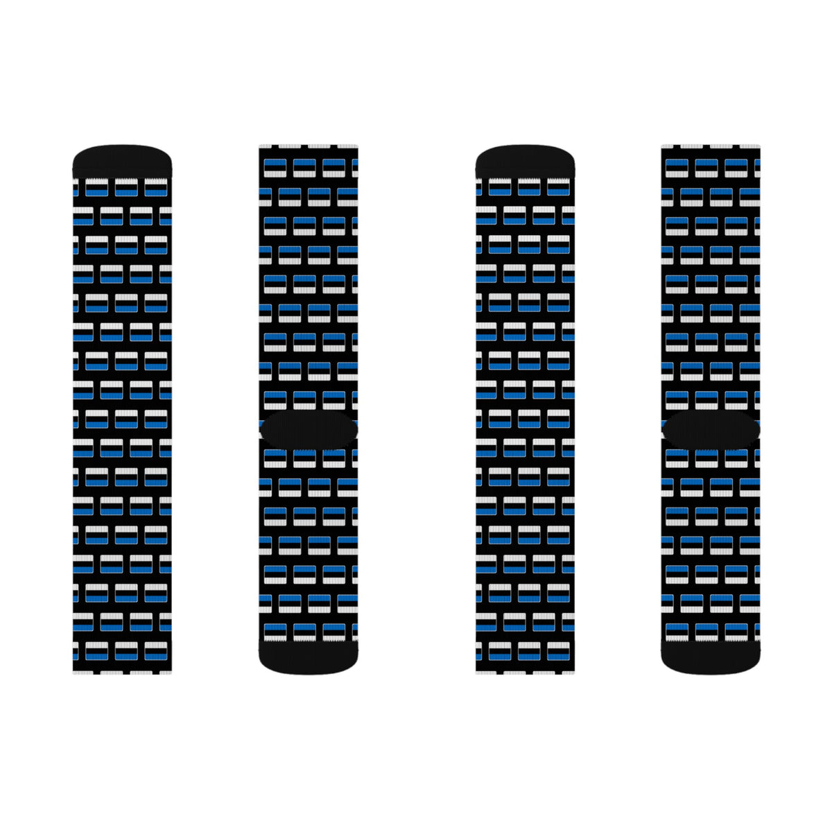 Estonia Mission Flag Socks