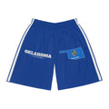Oklahoma Tulsa Mission Basketball Shorts, front view
