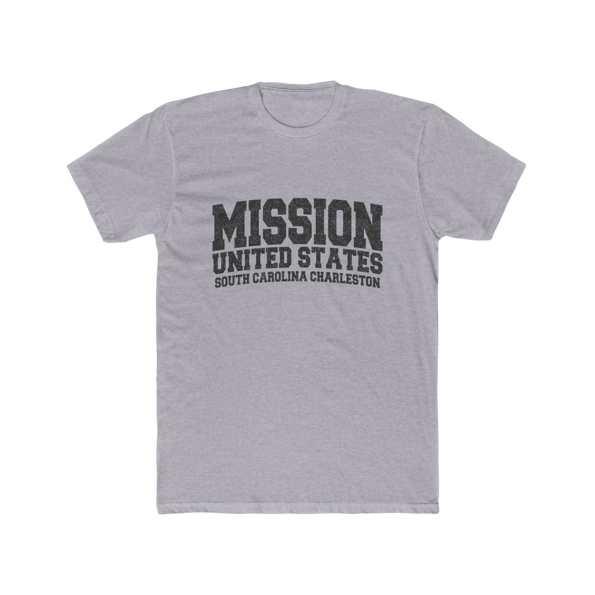 South Carolina Charleston Mission T-Shirt in Heather Grey, front view