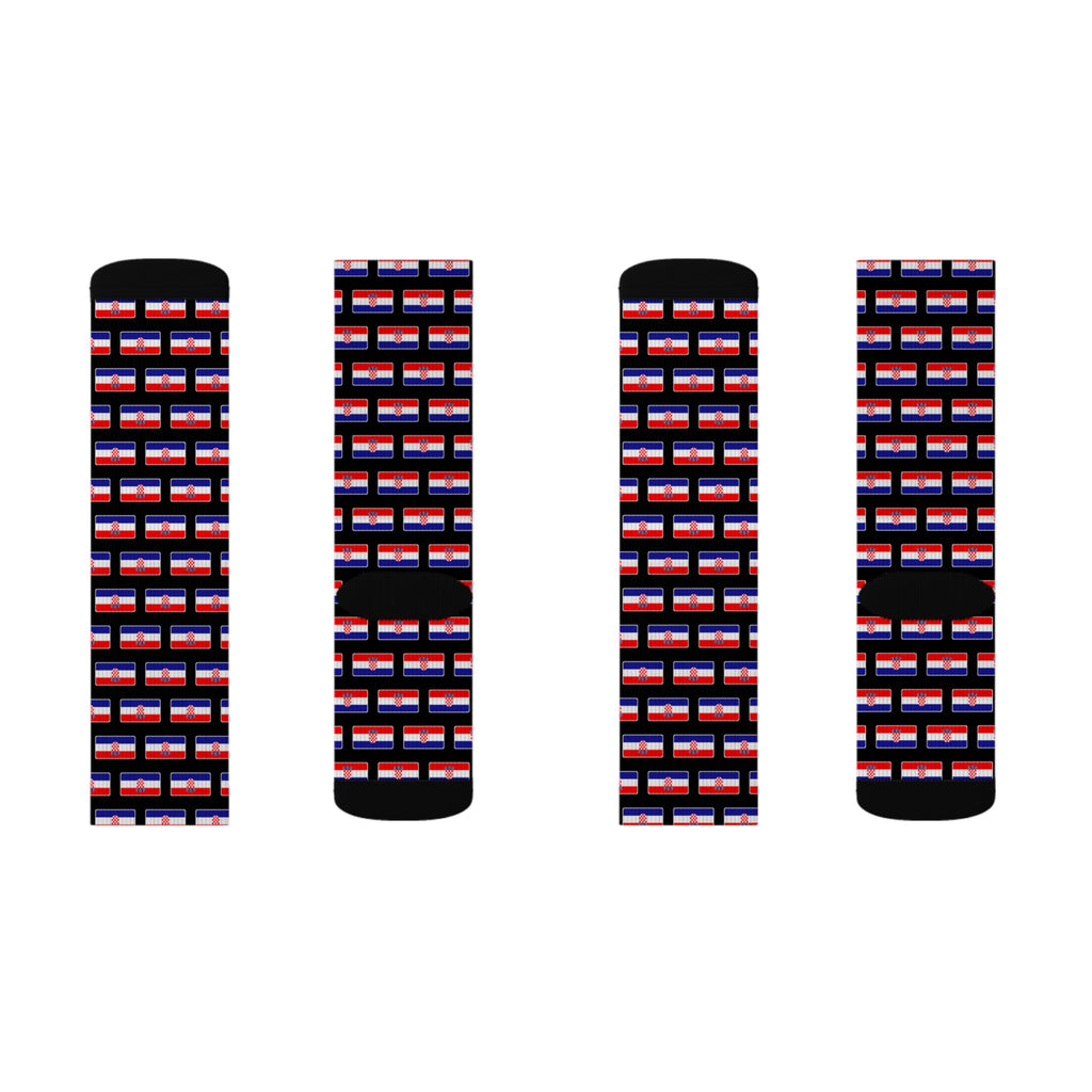 Croatia Mission Flag Socks