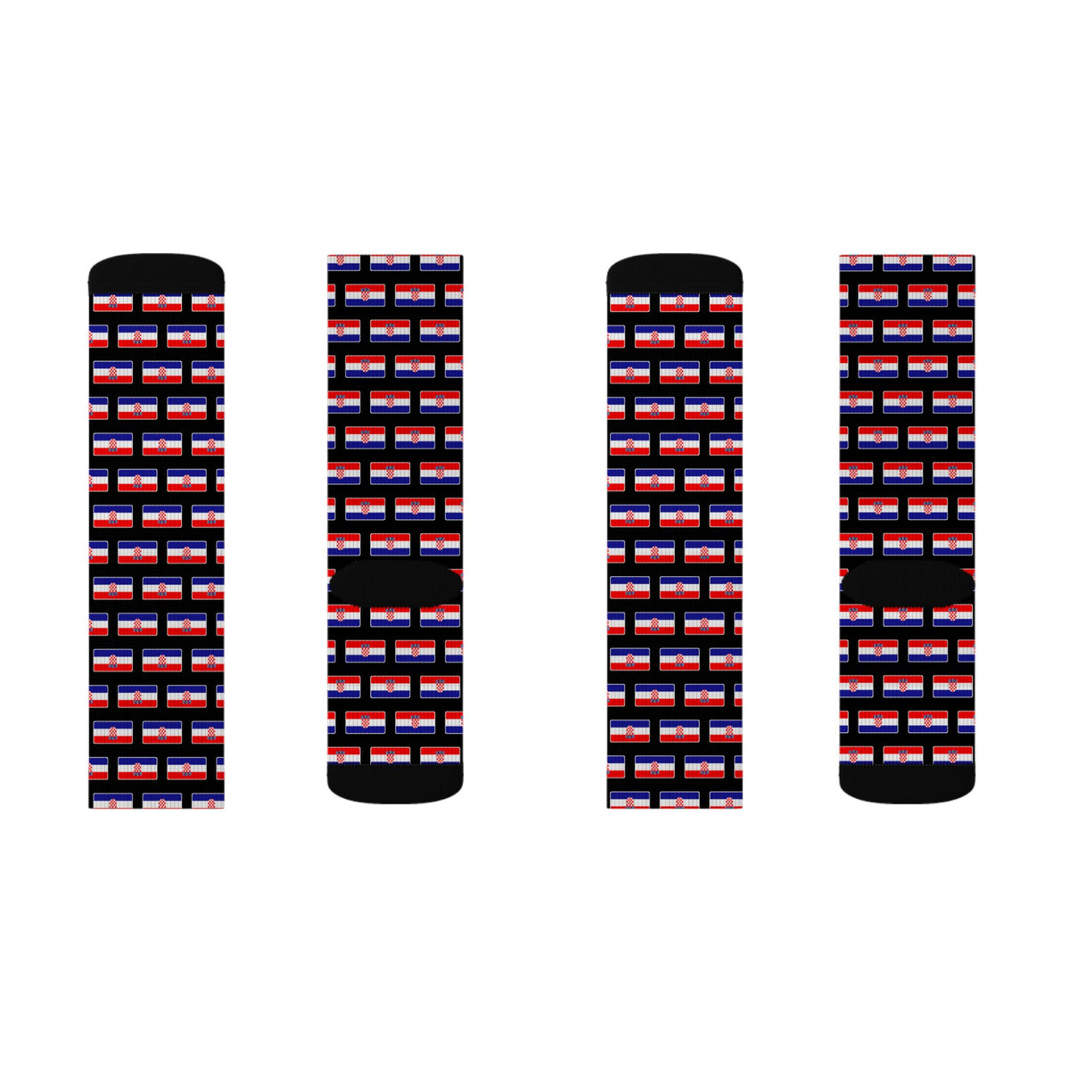 Croatia Mission Flag Socks