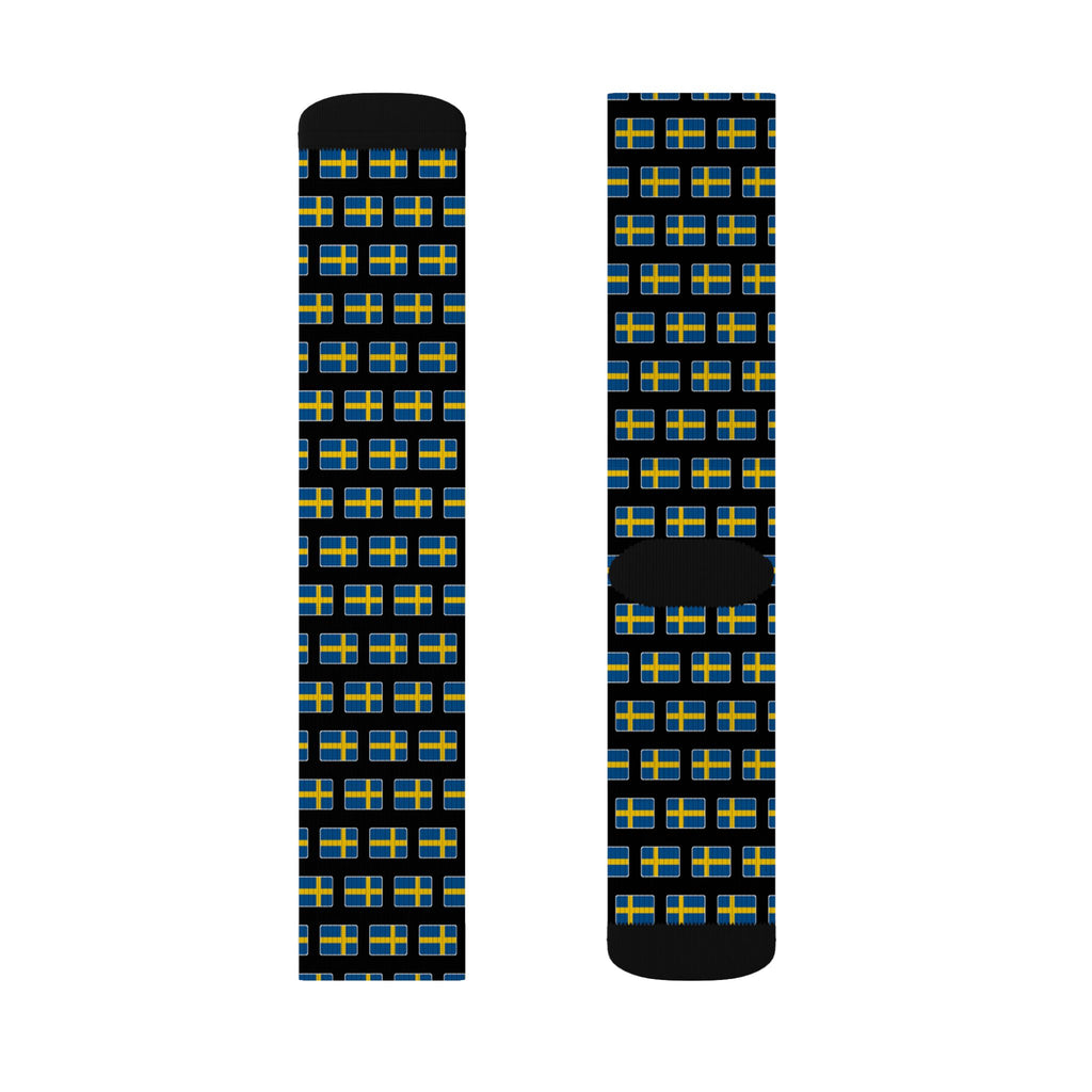 Sweden Mission Flag Socks