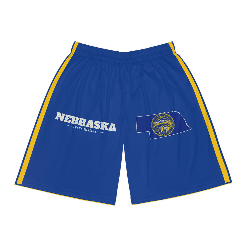 Nebraska Omaha Mission Basketball Shorts
