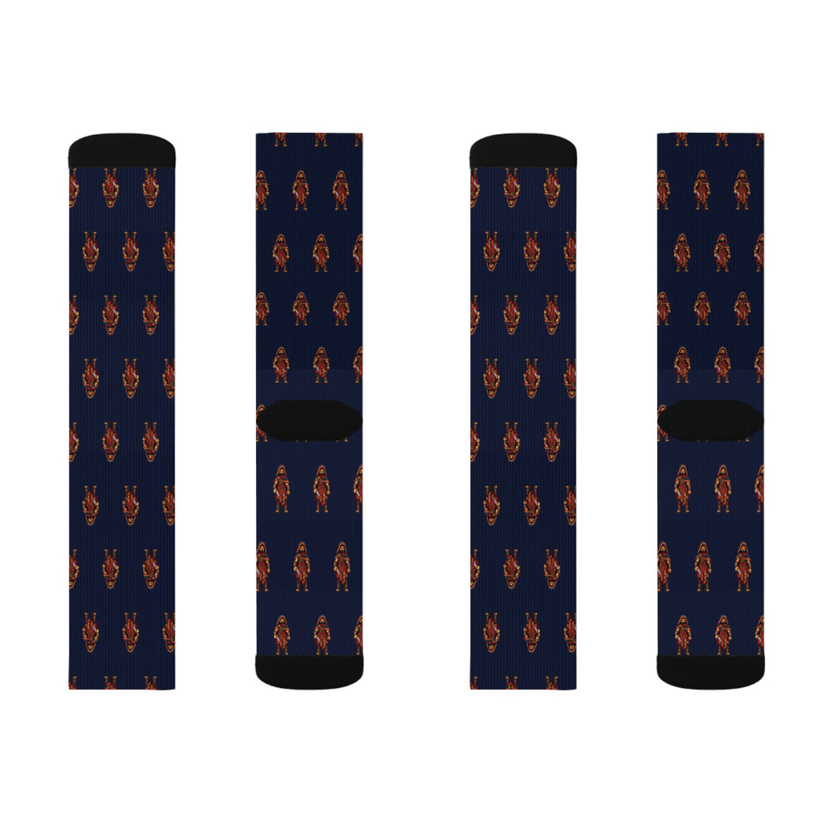 Kishkumen Brick Chess crew socks by Weak Things view 2