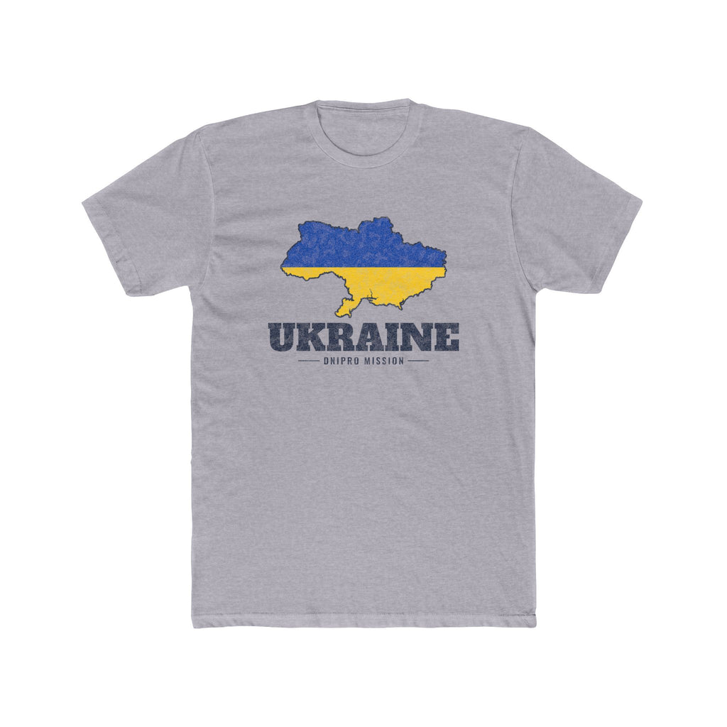 Ukraine Dnipro Mission Flag Map Shirt