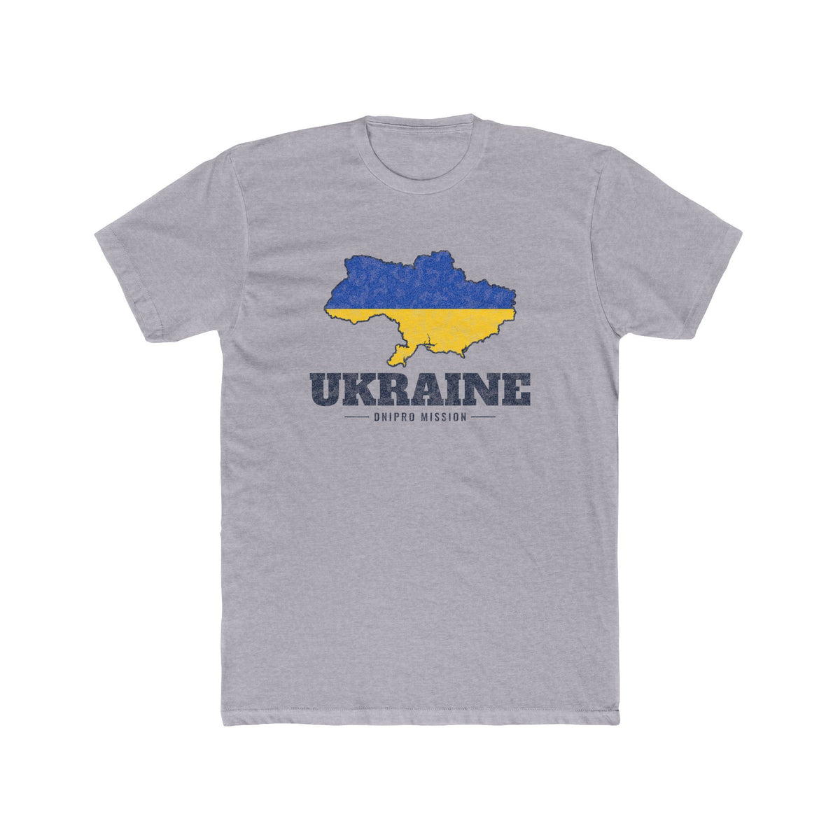 Ukraine Dnipro Mission Flag Map Shirt