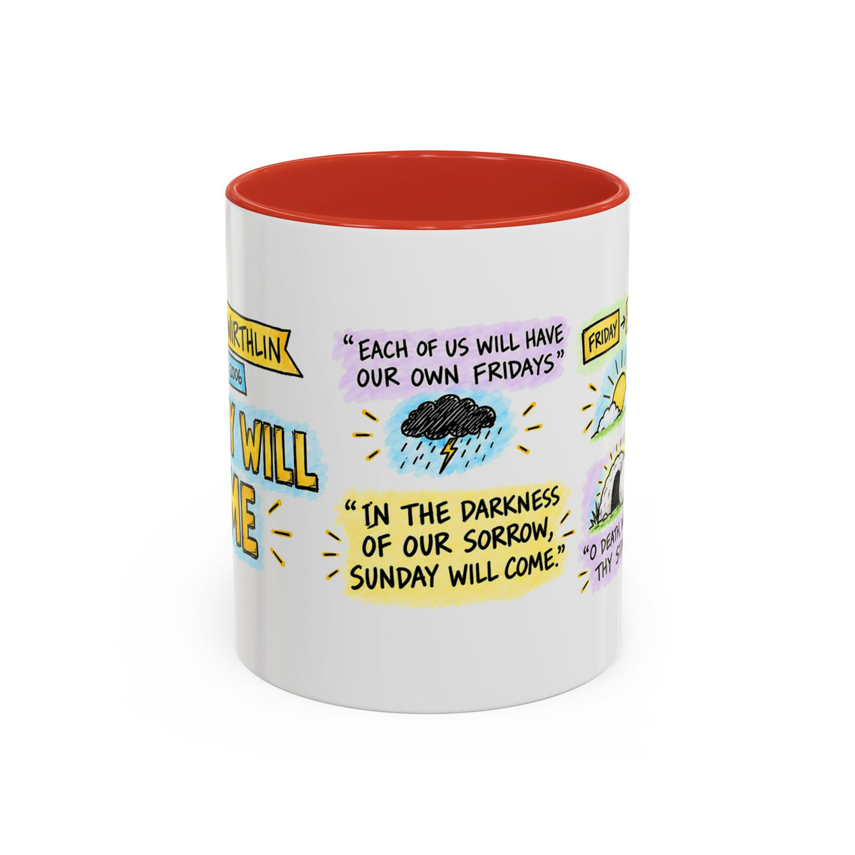 Sunday Will Come Sketch Note Mug — Joseph B. Wirthlin