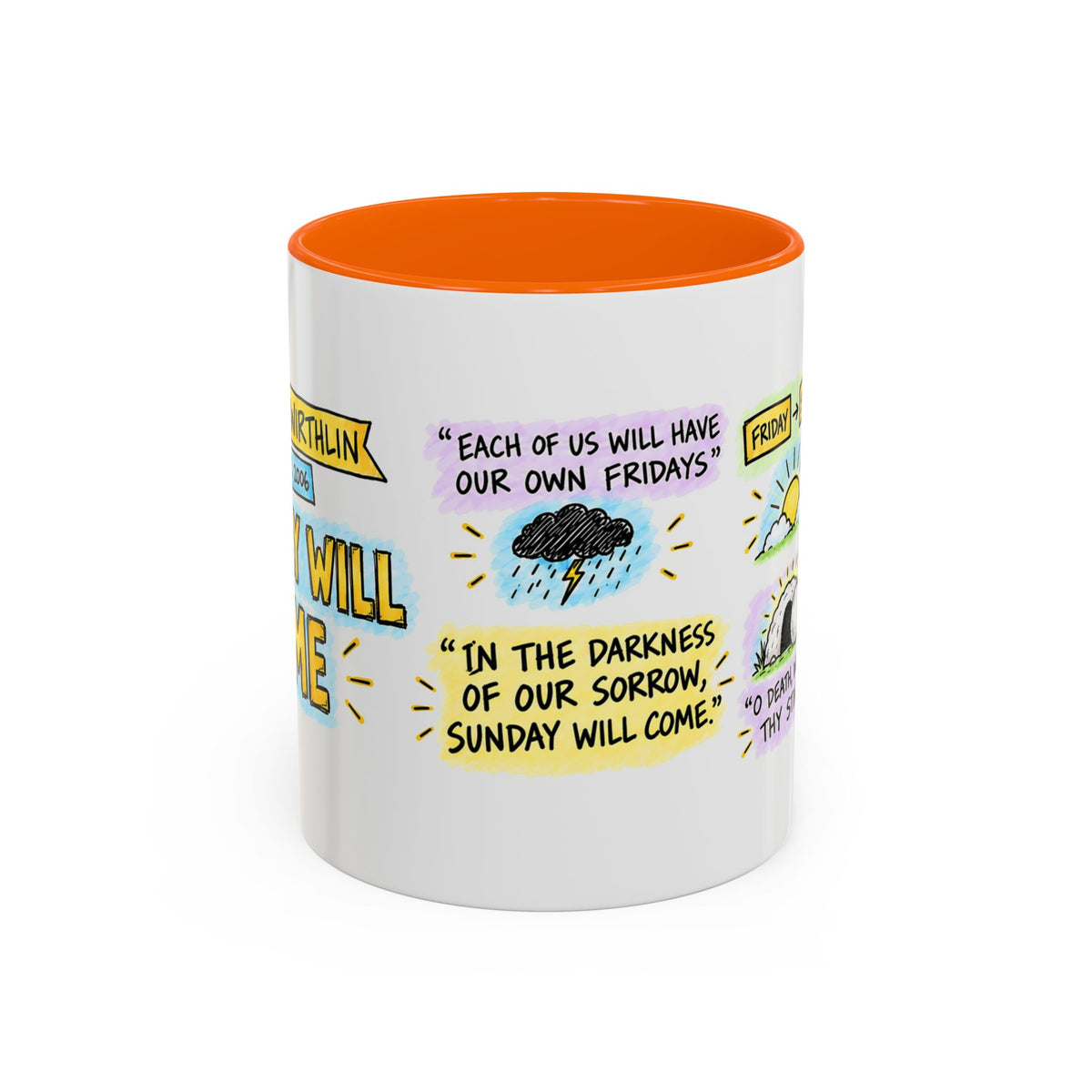 Sunday Will Come Sketch Note Mug — Joseph B. Wirthlin