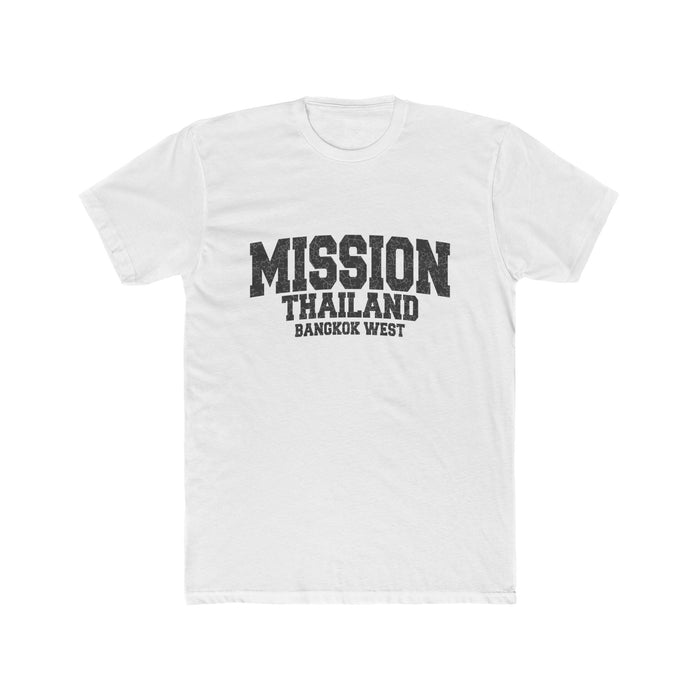 Thailand Bangkok West Mission T-Shirt in Solid White, front view