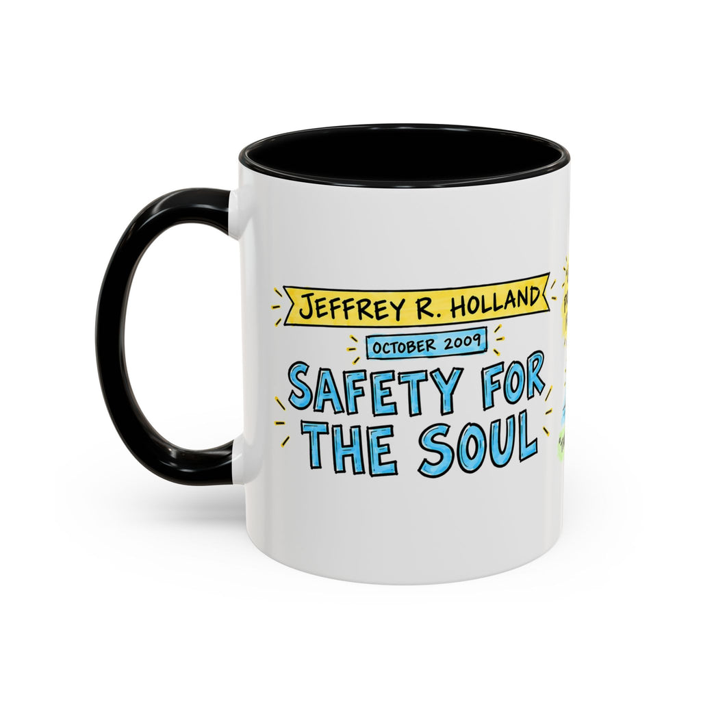 Safety for the Soul Sketch Note Mug — Jeffrey R. Holland