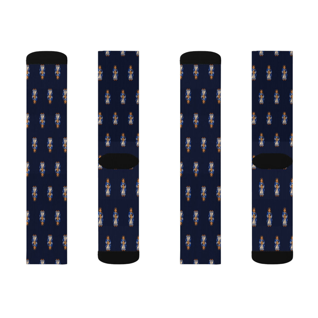 Anti-Nephi-Lehi Woman Brick Chess crew socks by Weak Things view 2