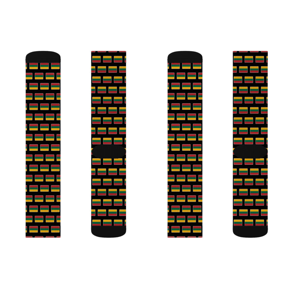 Lithuania Mission Flag Socks