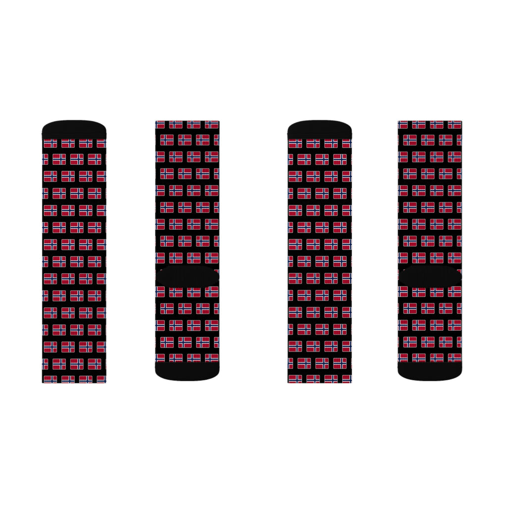 Norway Mission Flag Socks
