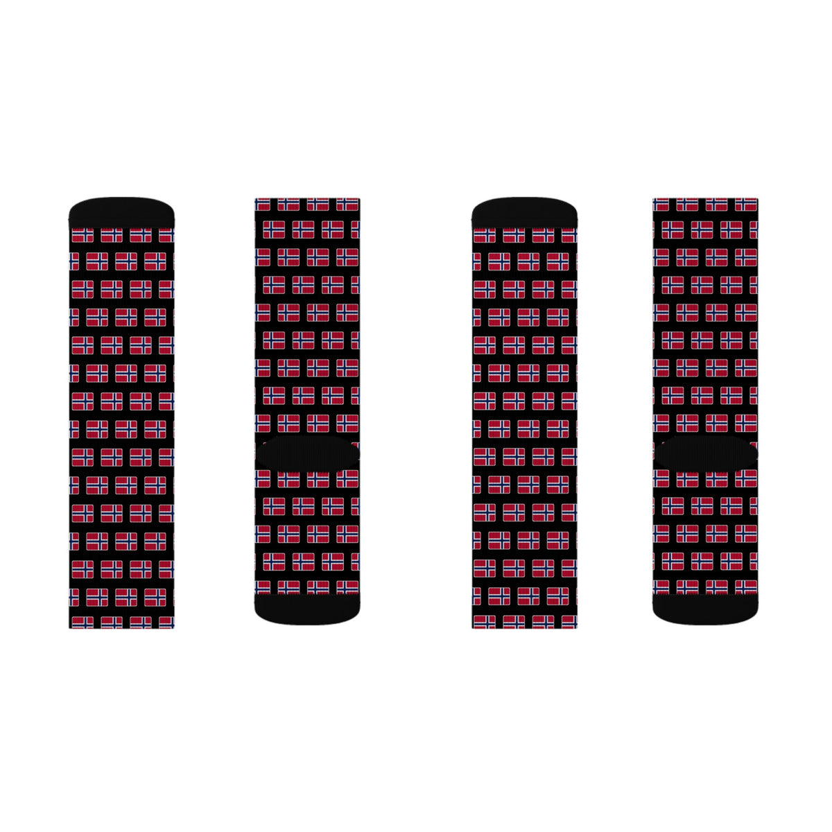 Norway Mission Flag Socks