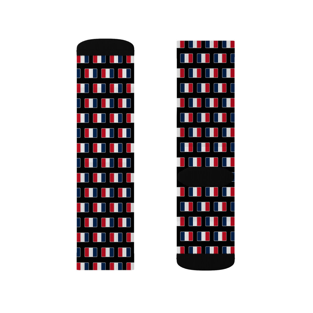 France Mission Flag Socks