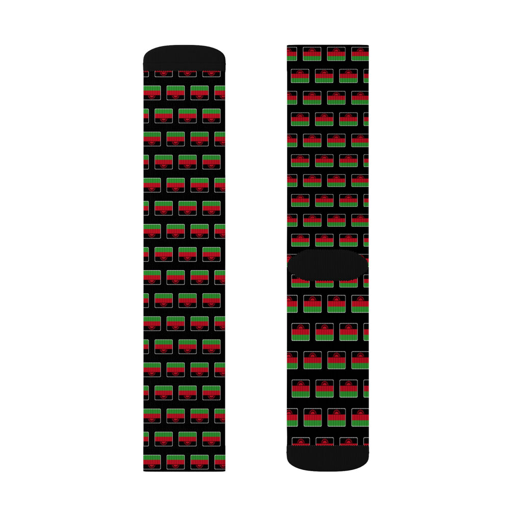 Malawi Mission Flag Socks