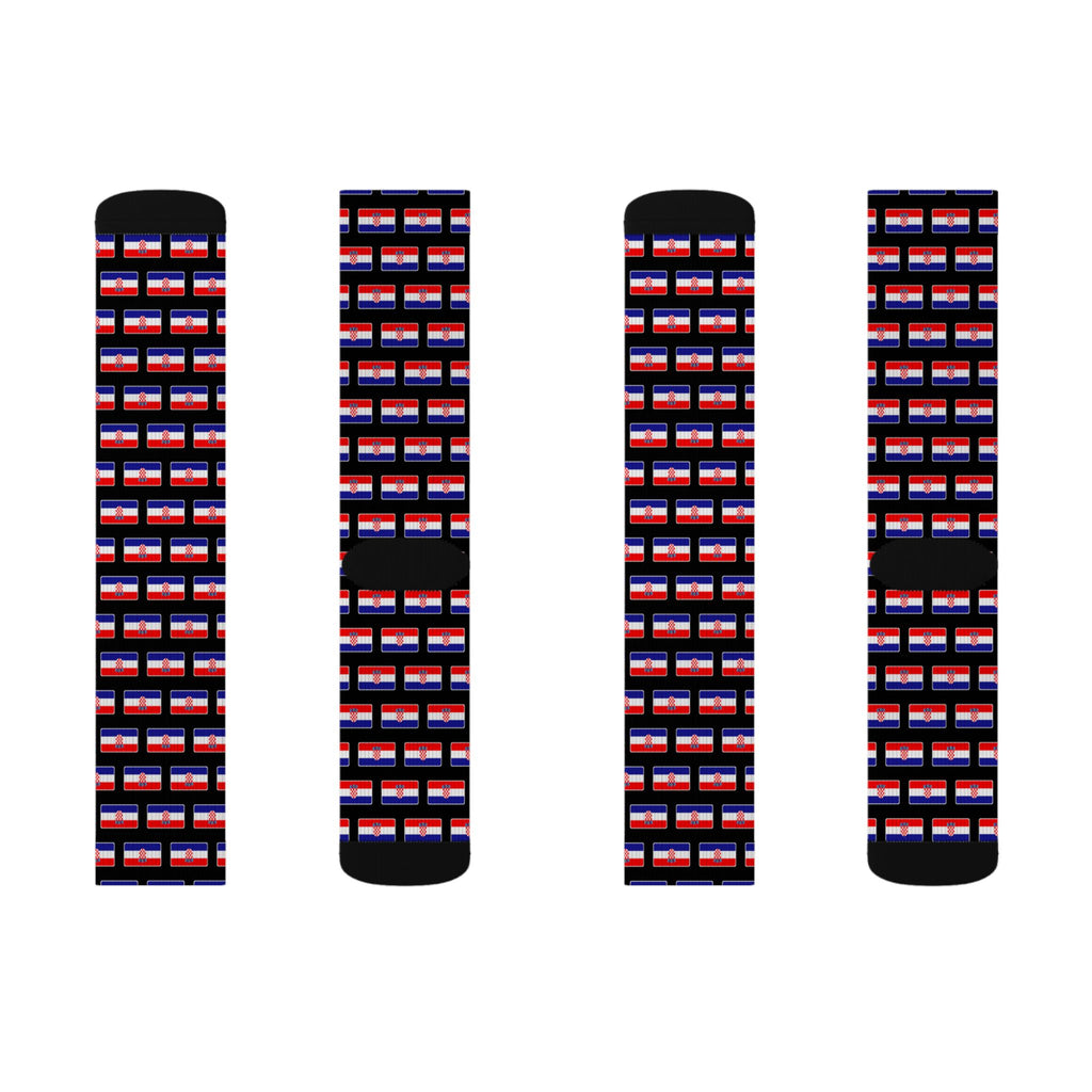 Croatia Mission Flag Socks