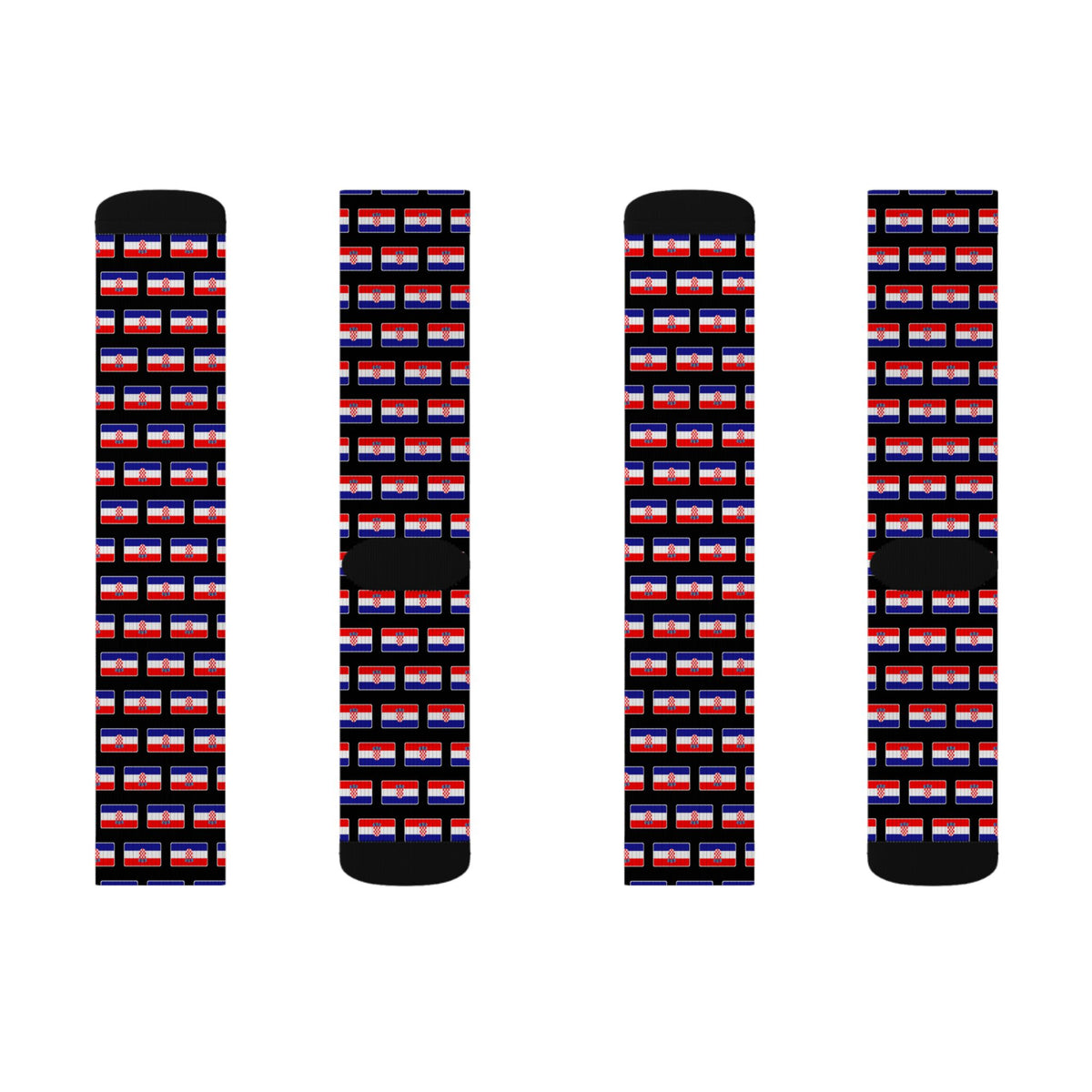 Croatia Mission Flag Socks