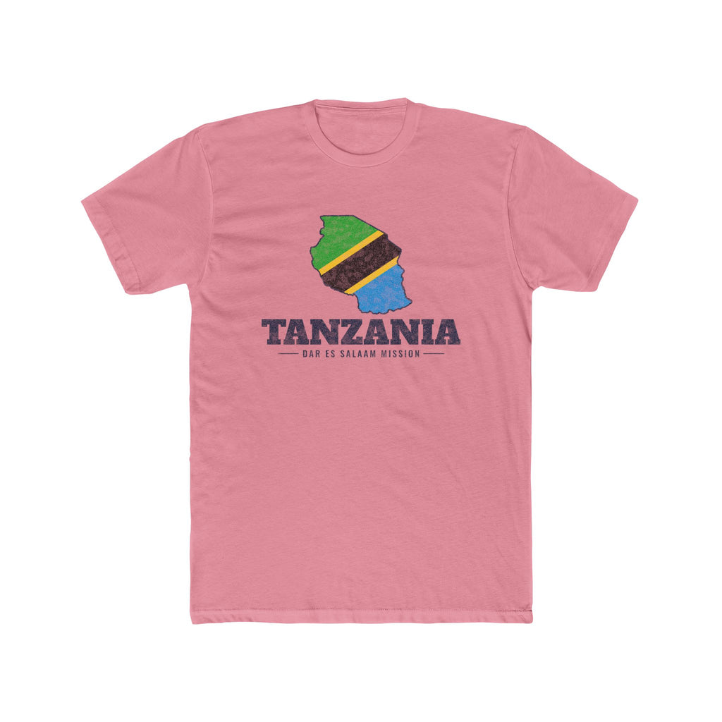 Tanzania Dar es Salaam Mission Flag Map Shirt