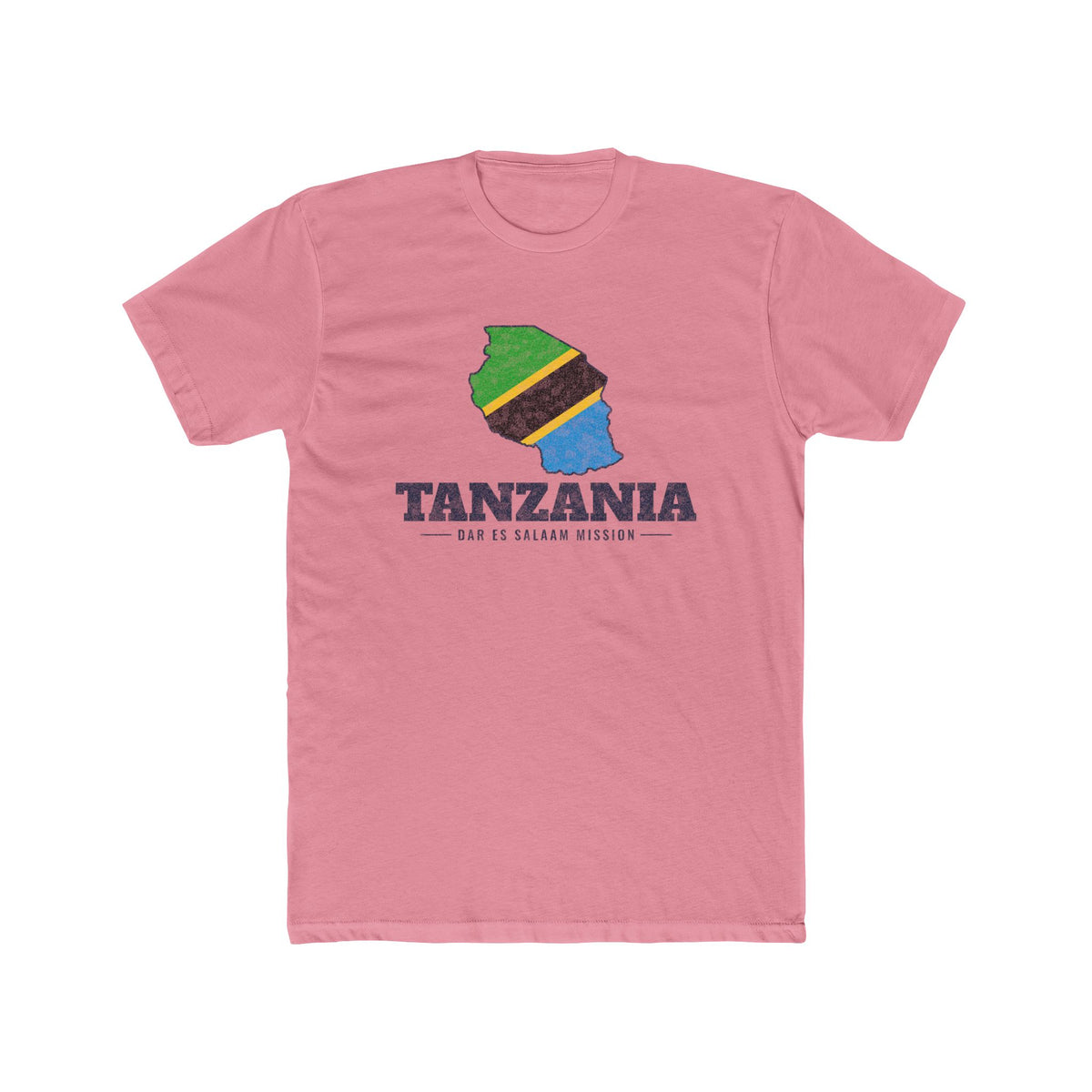 Tanzania Dar es Salaam Mission Flag Map Shirt