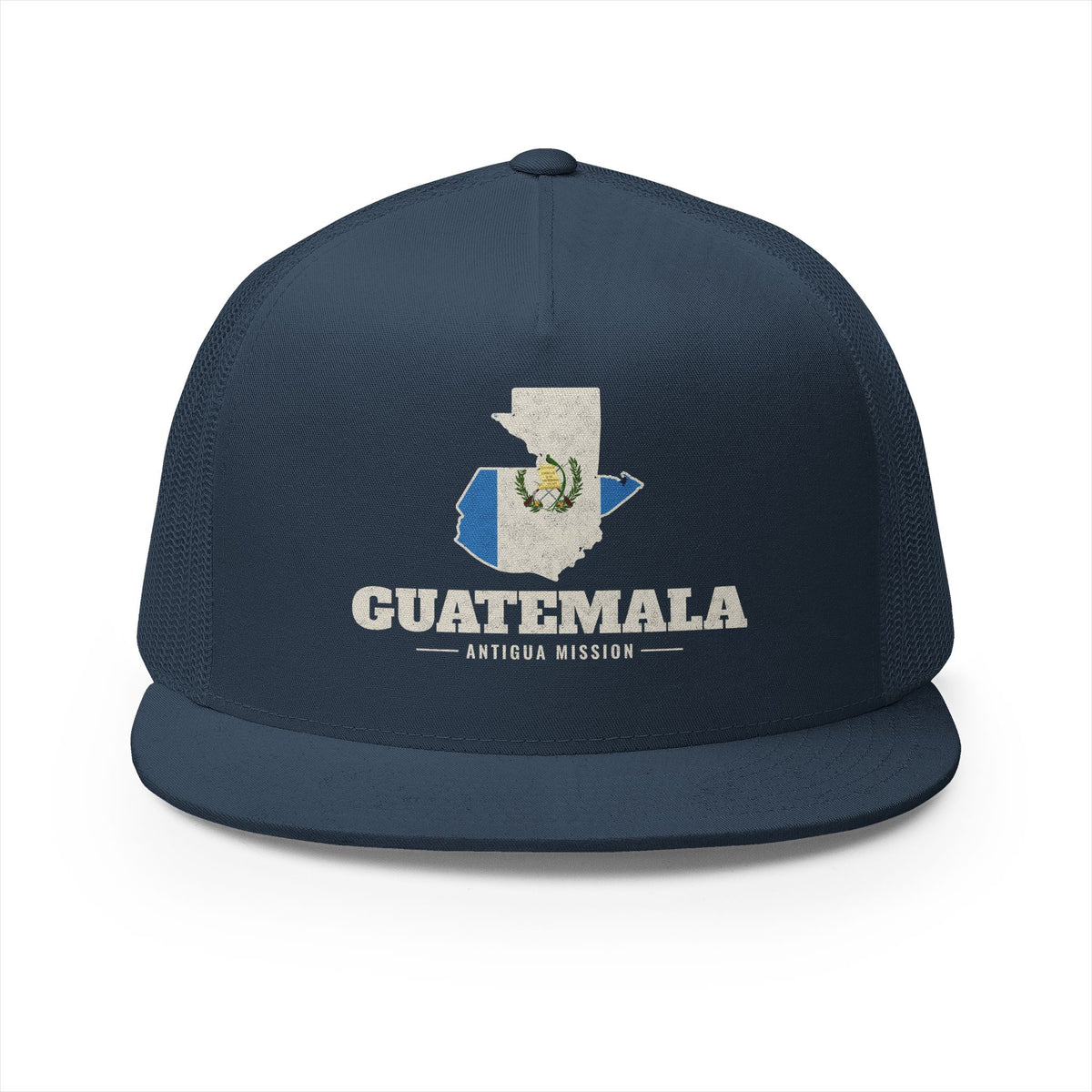 Guatemala Antigua Mission Flag Map Trucker Hat