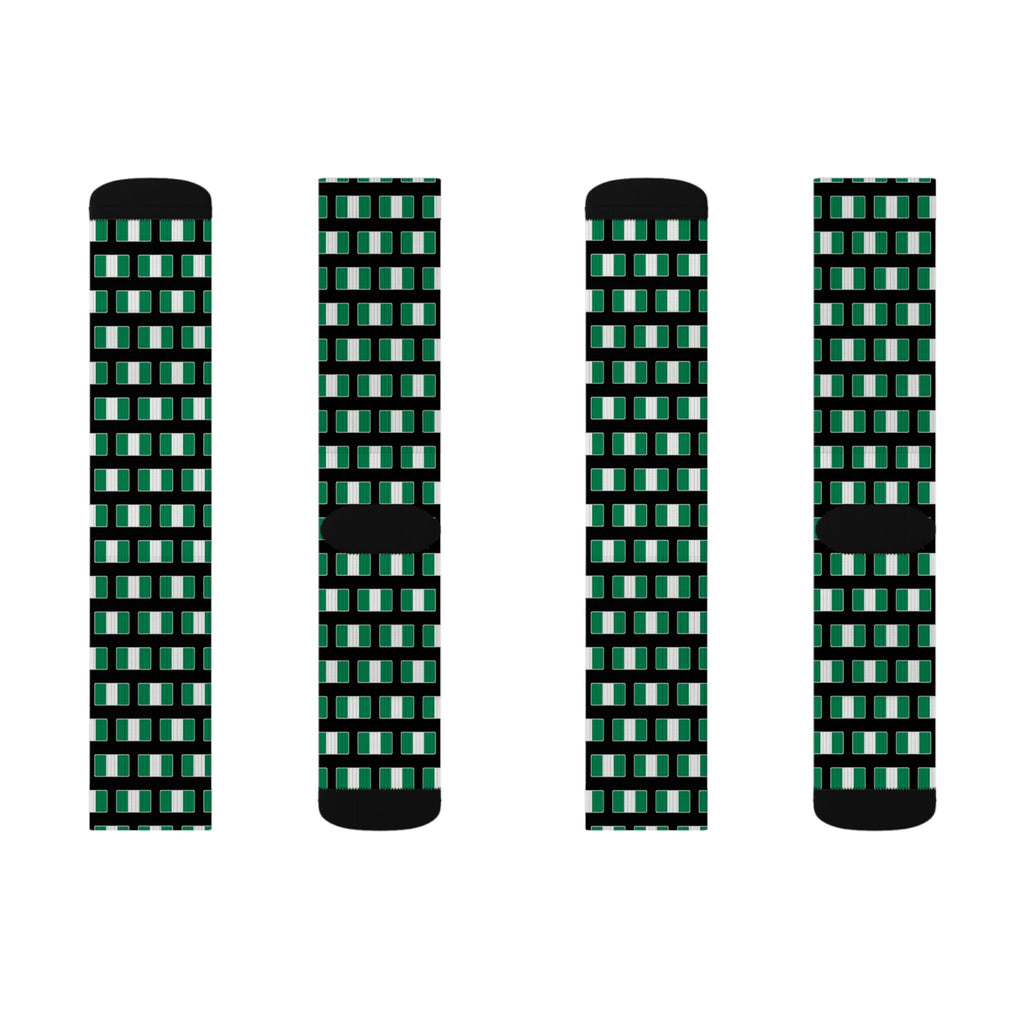 Nigeria Mission Flag Socks