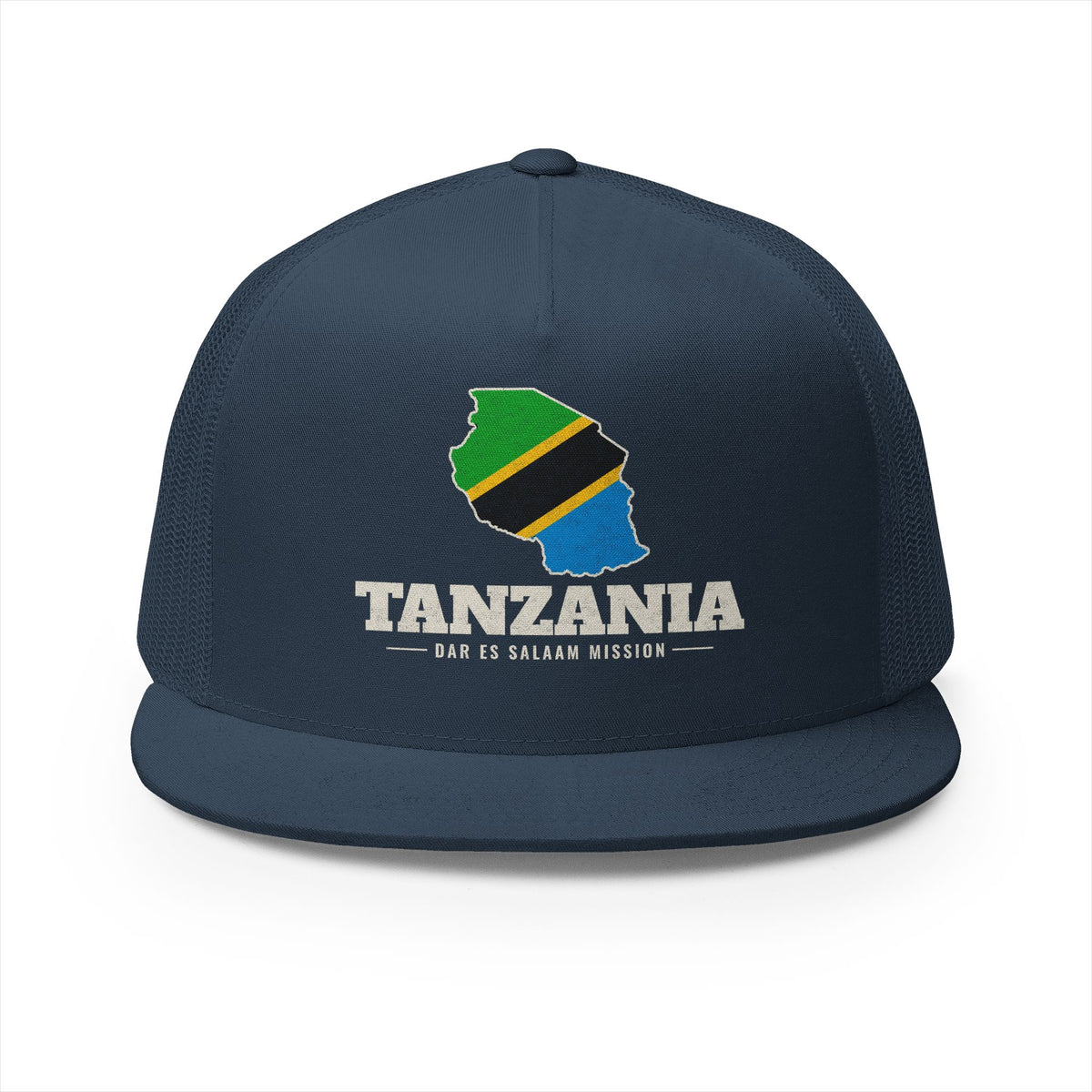 Tanzania Dar es Salaam Mission Flag Map Trucker Hat