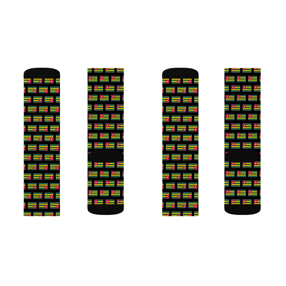 Togo Mission Flag Socks