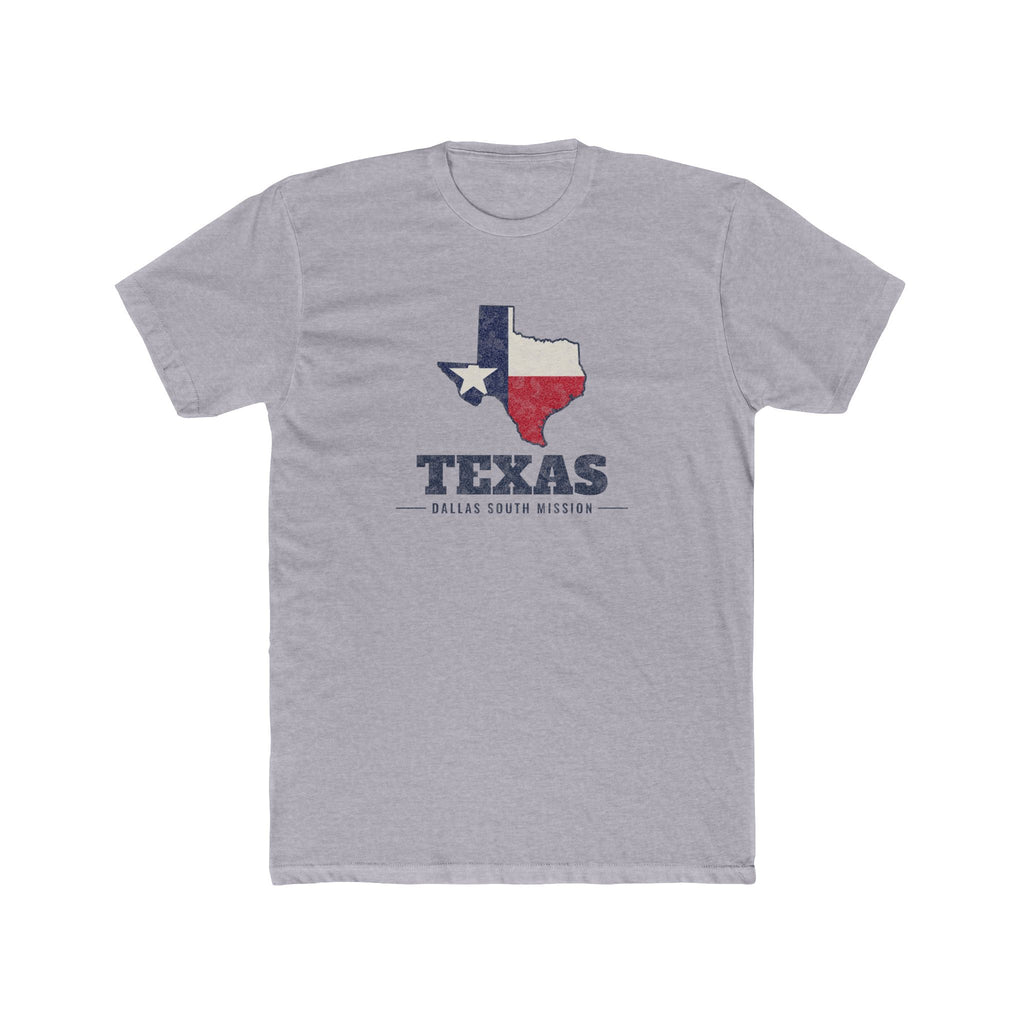 Texas Dallas South Mission Flag Map Shirt