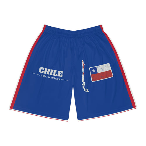 Chile La Serena Mission Basketball Shorts, front view