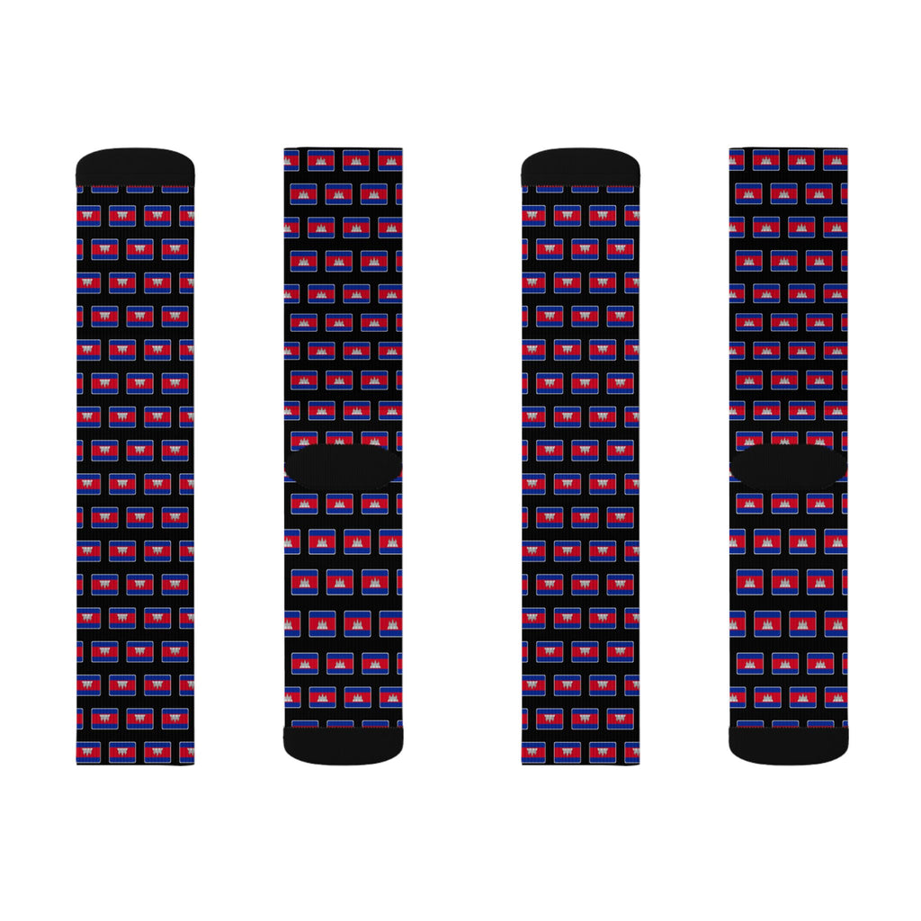 Cambodia Mission Flag Socks
